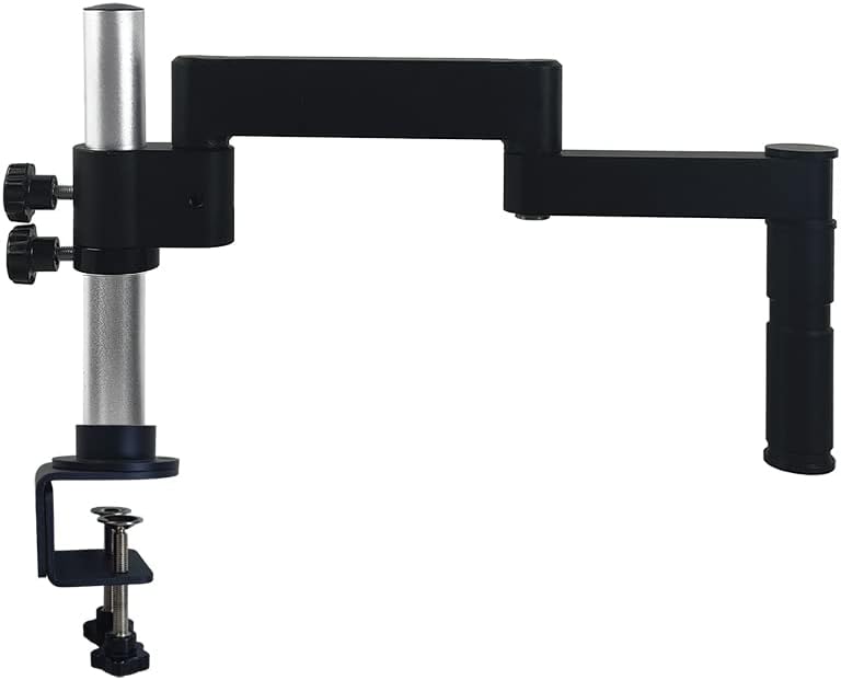 Brazo articulado de microscopio de 32 y 0.984in, soporte de abrazadera universal giratorio, microscopio Trinocular estéreo, cámara HDMI,