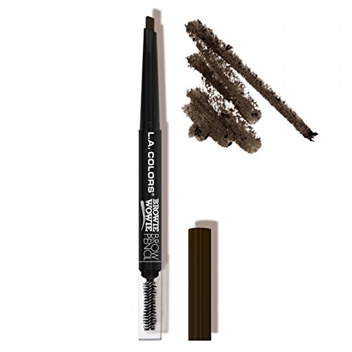 L.A. COLORS Browie Wowie – Lápiz para cejas, marrón cálido CBP404