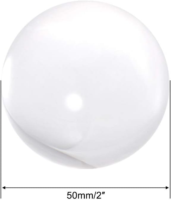 uxcell Bola de malabarismo de contacto acrílico transparente 2″- 50mm