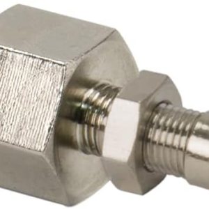 Viair Corporation DOT Válvula de inflado (para 38″ línea de aire) estilo PTC, niquelado (2 piezas), dorado Viair Corporation DOT Válvula de inflado (para 38″ línea de aire) estilo PTC, niquelado (2 piezas), dorado