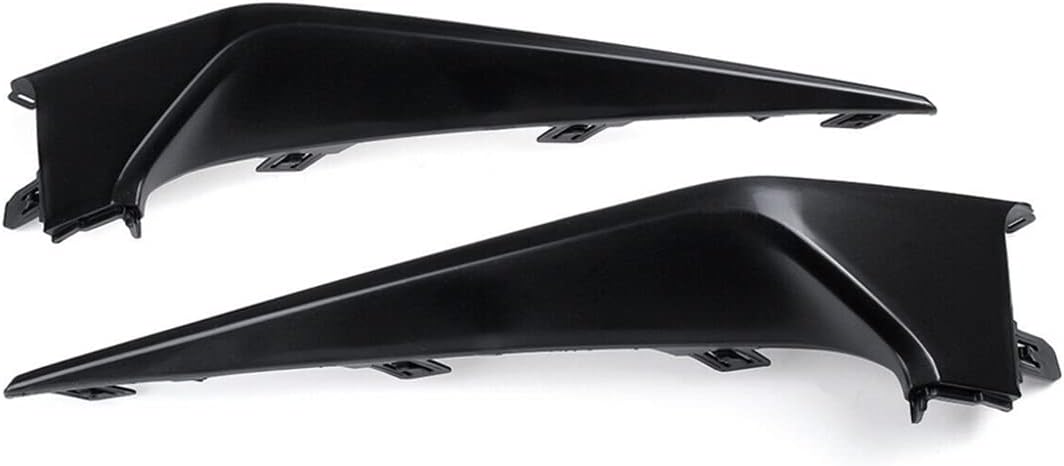 Moldura de parachoques delantero compatible con Toyota Corolla SE XSE 2020 2021 de repuesto para conductor y pasajero, cubierta divisora de labio