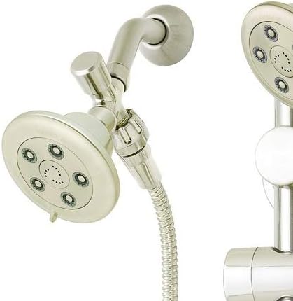 Speakman VS-123011-BN Chelsea Anystream – Combinación de ducha con barra deslizante, 2.5 GPM, níquel cepillado