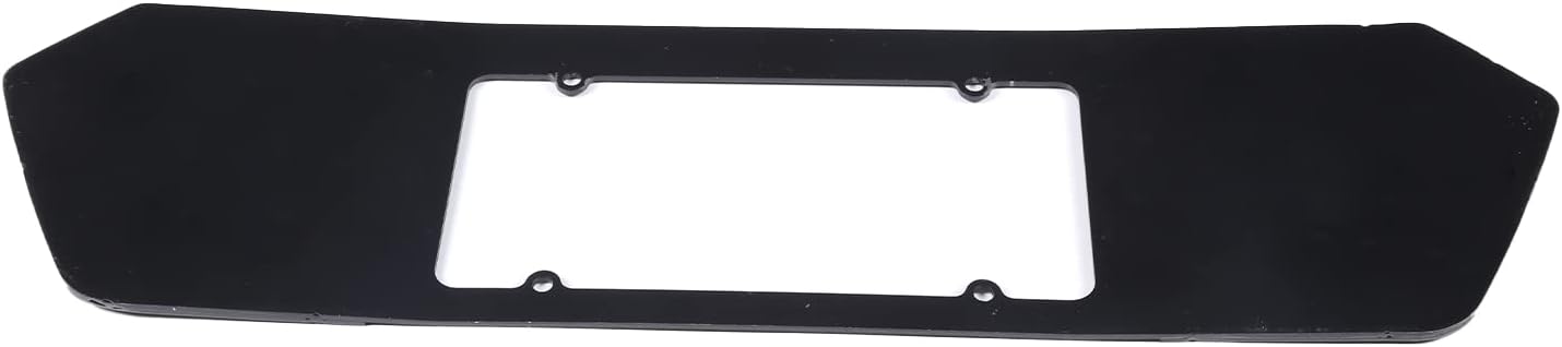 Cubierta de protección para marco de licencia trasero, aleación de aluminio, 1 unidad, compatible con Chevrolet Corvette C8 Stingray 2020-2023 Marco