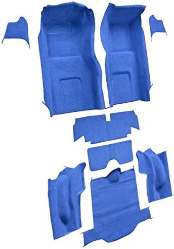 ACC Alfombra de marca compatible con Chevrolet Corvette, Coupe 1966, kit completo (580-azul medianoche 8020 Loop)