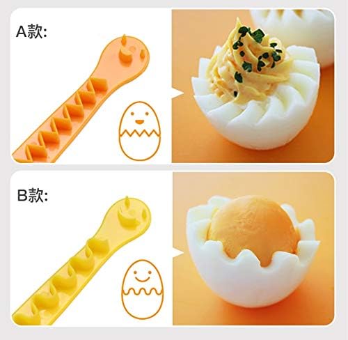 Cortador de huevos, cortador de huevos, cortador de huevos para huevos duros, forma bonita para niños, apto para lavavajillas y fácil de limpiar, 2