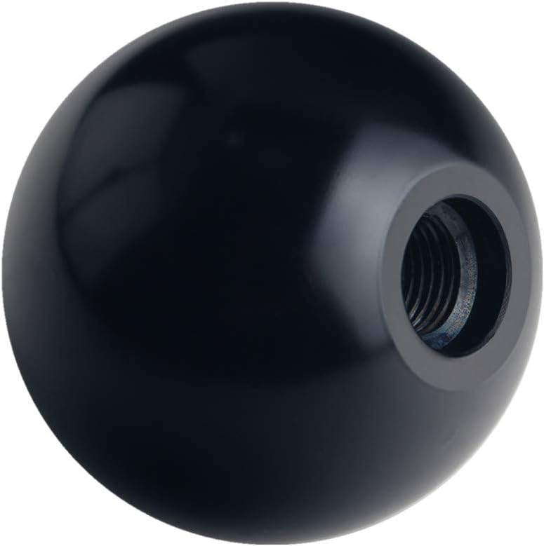 DEWHEL NegroRojo 5 Velocidad Manual Vintage Shift Knob 5Rdr M12 X 1.75 Aluminio K05