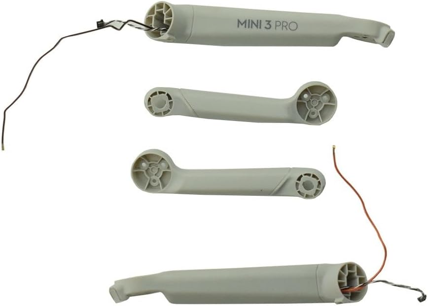 XNasu Carcasa de brazo sin motor para DJI Mini 3 Pro Drone FrenteTraseroIzquierdoDerecha Cubierta de Brazos Piezas de Reparación (Color Trasero