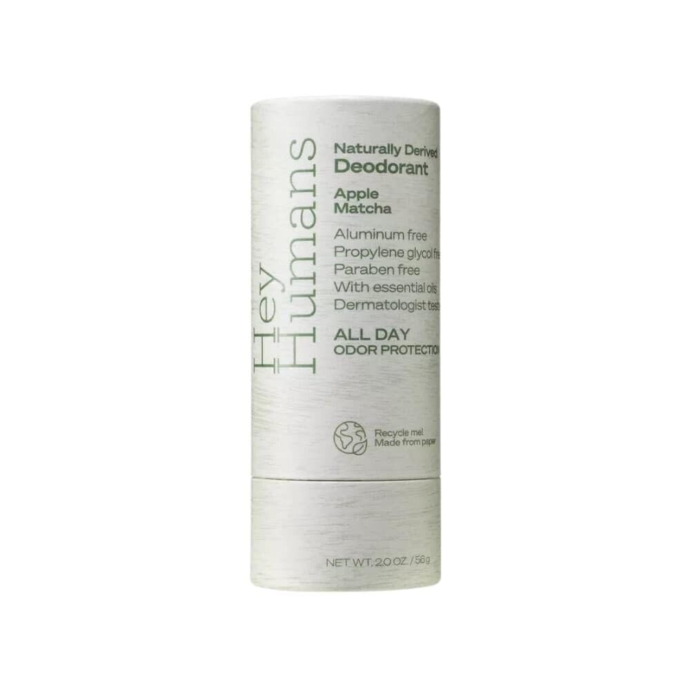 Hey Humans Desodorante natural Apple Matcha  2oz (paquete de 2)