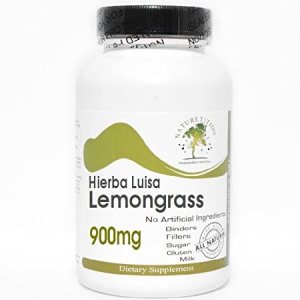 Hierba Luisa Lemongrass 900mg  90 Cápsulas – Sin Aditivos Hierba Luisa Lemongrass 900mg  90 Cápsulas – Sin Aditivos