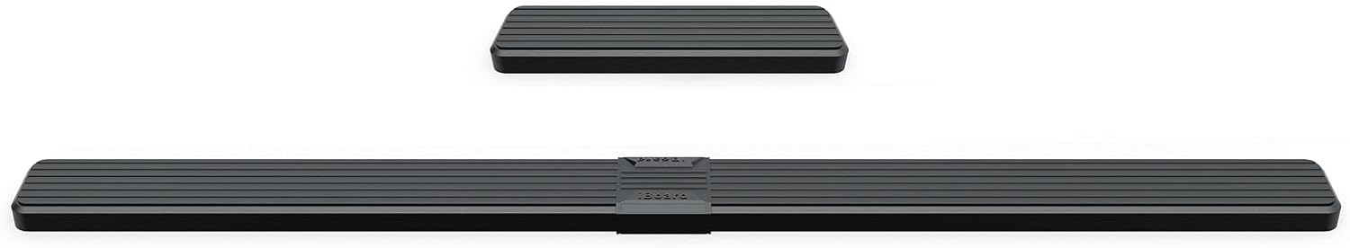 HD Ridez Estribo de 5 pulgadas, acero negro, compatible con Mercedes-Benz Metris 2016-2023 Cargo Van de 3 puertas (barras laterales de barra nerf)