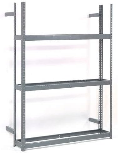 Global Industrial Estante para neumáticos de entrada única de 3 niveles, acero, gris, 60 pulgadas de ancho x 18 pulgadas de profundidad x 84
