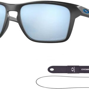 Oakley Sylas OO9448 – Lentes de sol rectangulares para hombre + correa + paquete con kit de gafas de diseñador iWear Oakley Sylas OO9448 – Lentes de sol rectangulares para hombre + correa + paquete con kit de gafas de diseñador iWear