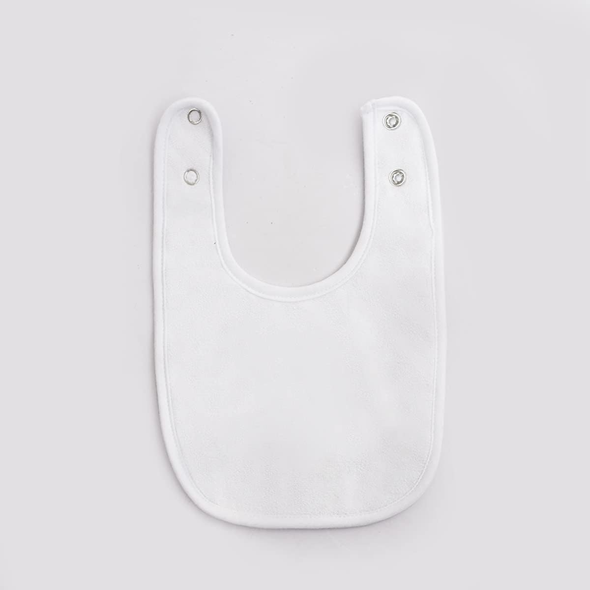 Maiwa Baberos impermeables de tela de rizo para bebé con broches para recién nacido, baba y dentición para bebé