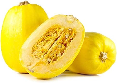 Semillas de calabaza de invierno de espagueti vegetal para plantar, más de 25 semillas tradicionales por paquete, semillas de jardín de Isla