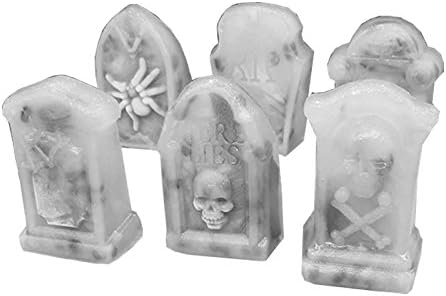 Bandejas de silicona para cubitos de hielo, molde de lápida de Halloween RIP para hielo, dulces, pasteles, jabón