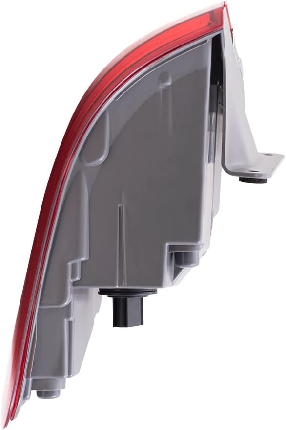 Brock Conjunto de luz trasera lateral del pasajero con bisel cromado compatible con Grand Cherokee LaredoLimitedOverlandSummit 2014-2021