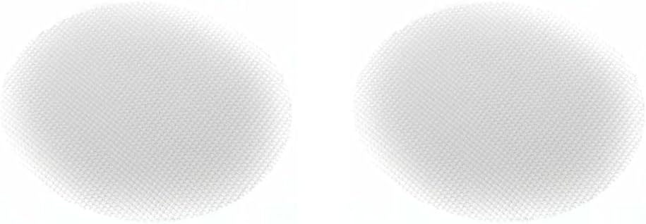 American Metalcraft BTTL11 – Tapete para bandeja de barra, transparente, 11 pulgadas de diámetro (paquete de 2)