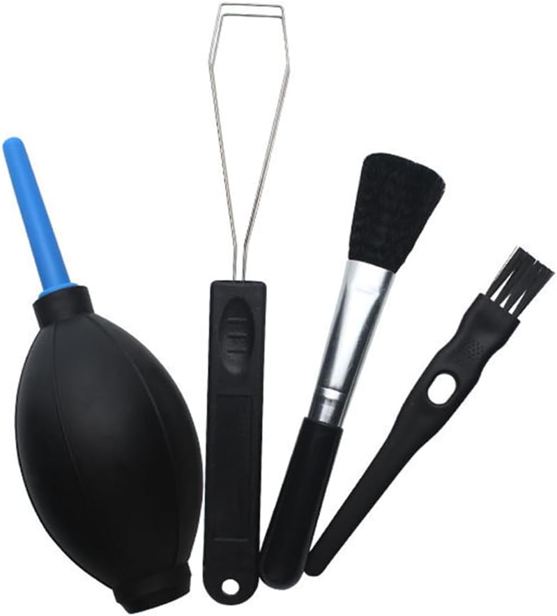 Keyboard Cleaning Kit -1 Mini Brush, 1 Cleaning Brush, 1 Keyboard Cap Remover, 1 Hair Dryer – Also Suitable for Laptops, Camera Lenses, Glasses –