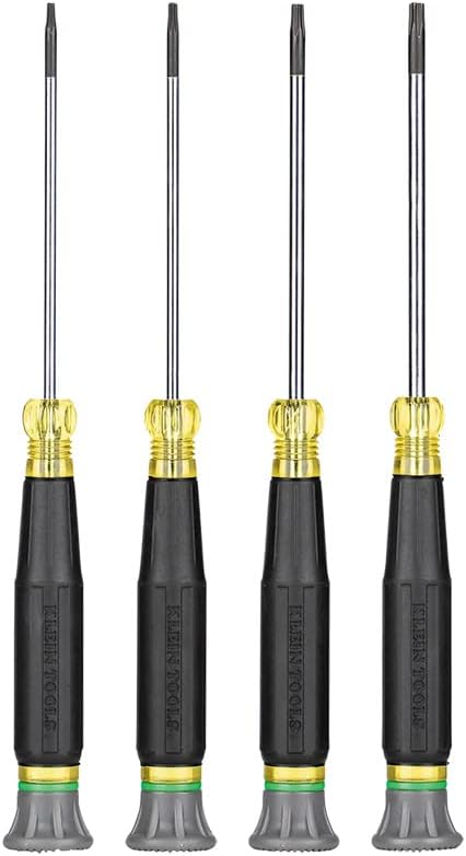 Klein Tools 85616 Juego de destornilladores Torx de precisión, destornilladores de seguridad TORX a prueba de manipulaciones, ideal para