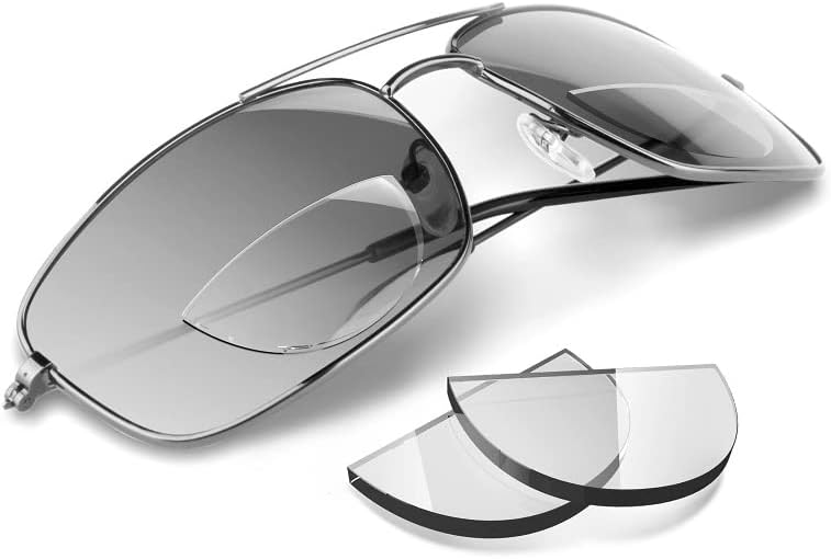 StickToIt – Lentes bifocales adhesivas, convierte cualquier gafas de sol o gafas en bifocales, reutilizables, adhesivas, de 1.00 a 3.50 dioptrías