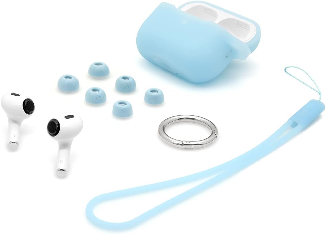 Paquete de paquete puntas de espuma + funda + correa. Puntas de espuma viscoelástica prémium Eartune Fidelity UF-A (surtido SML) + funda + correa