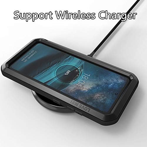 LOVE MEI Funda para Samsung Galaxy A51, resistente al agua, militar, resistente, a prueba de golpes, polvo y suciedad, aluminio híbrido, metal,