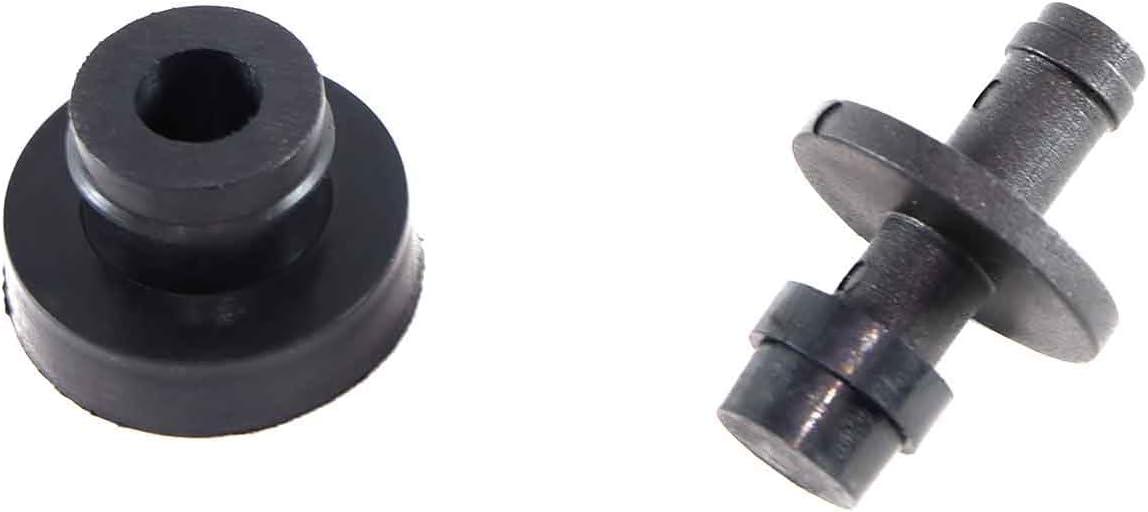 Válvula de ventilación del tanque de combustible y ojales compatibles con Yamaha 1982-1989 de 4 ciclos de golf de gas G1, G2, G9 J24-24460-00