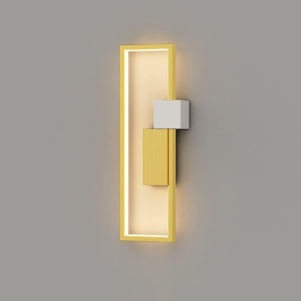 Aplique de pared de techo con geometría LED, tira larga, lámpara de pared moderna de acrílico para interiores, para dormitorio, sala de estar,