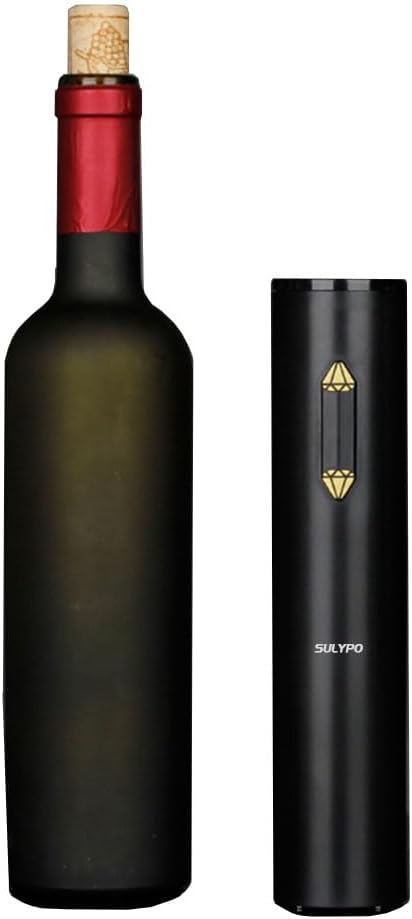 Abridor de vino eléctrico, abrebotellas de vino Sulypo abrebotellas de vino, abridor de corcho de vino, abridor de botellas de sacacorchos,
