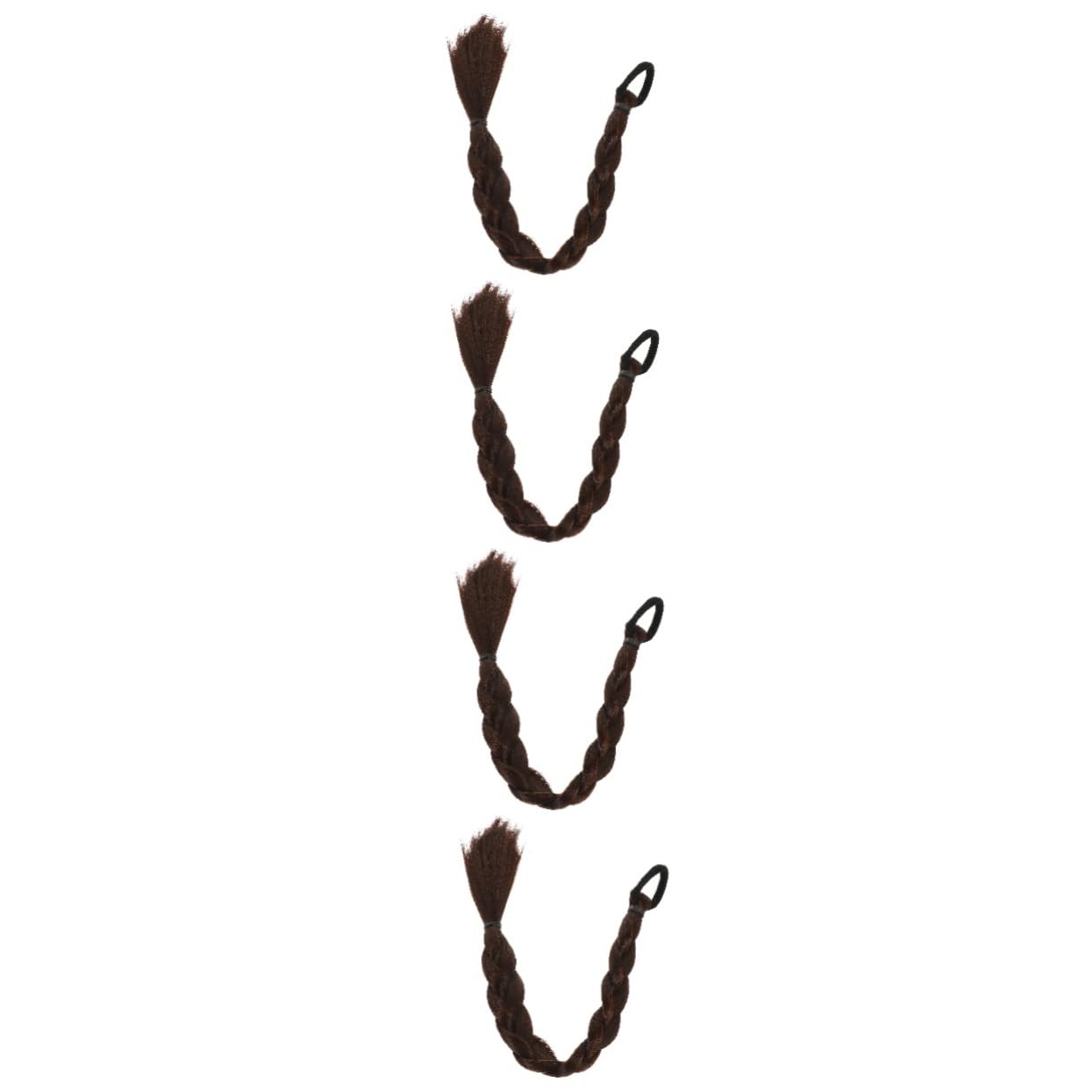 Beaupretty 4 pelucas de extensión de cola de caballo trenzadas para mujer, pelucas de cola de caballo para mujer, pelucas de pelo para mujer,