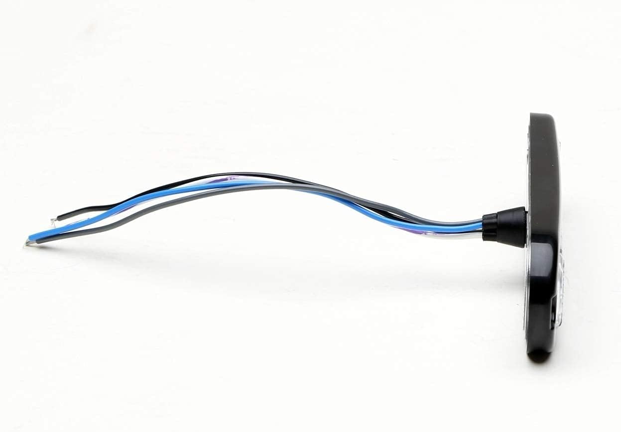 Whelen, Ultra delgado, ION, serie T, color DUO, Super-LED, montaje en superficie empotrada, cabezal de luz (rojoazul)