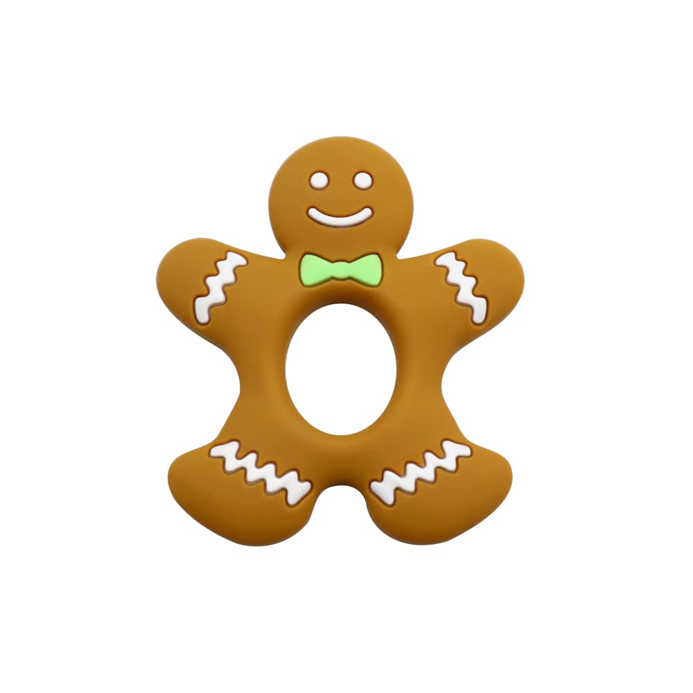 Juguetes de dentición para bebés, mordedor de silicona para bebés pequeños, alivio del dolor de dentición, regalo de Navidad, Halloween, sin BPA