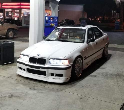 7000k blanco CCFL Angel Eyes Halo Anillos para BMW E36 E38 E39 E46 con proyector Pre-facelift libre de errores
