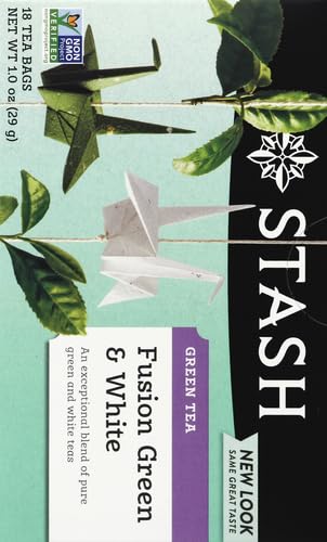 Stash, Té verde y blanco de fusión, bolsas de té, 18 unidades