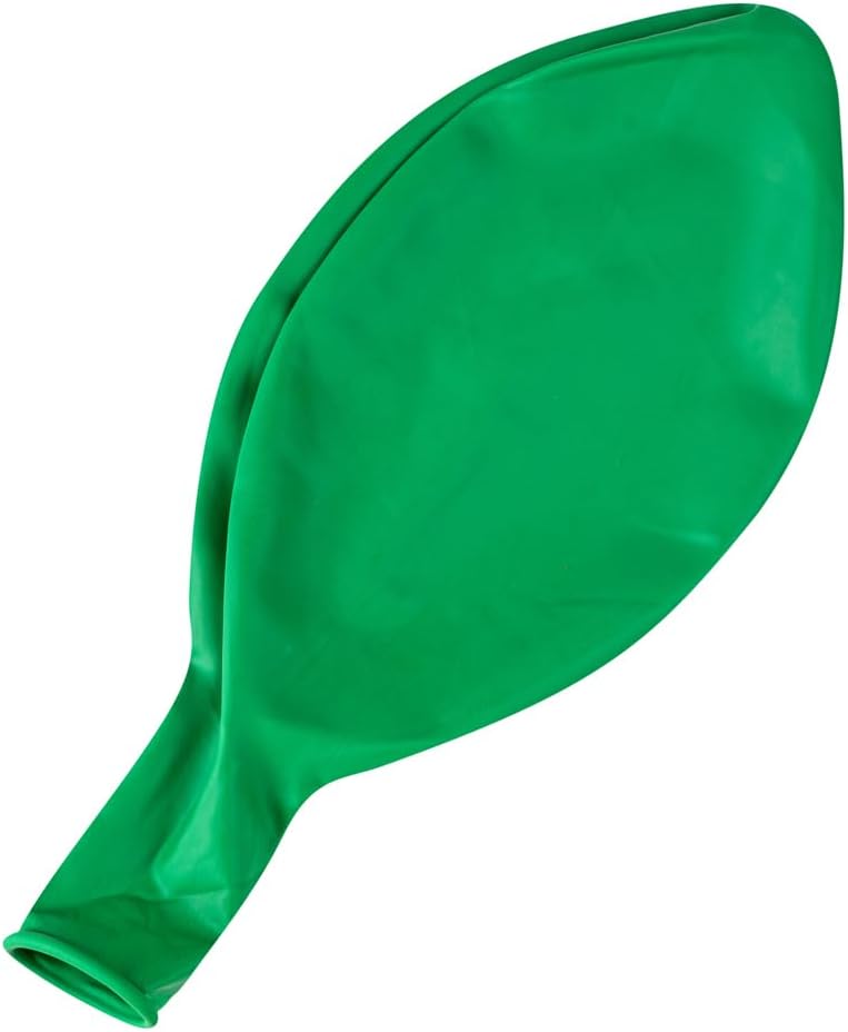 Balloonify – Globos gigantes de 36 pulgadas, 10 globos gruesos, látex fuerte, relleno de helio o aire, globos redondos gigantes verdes, decoraciones