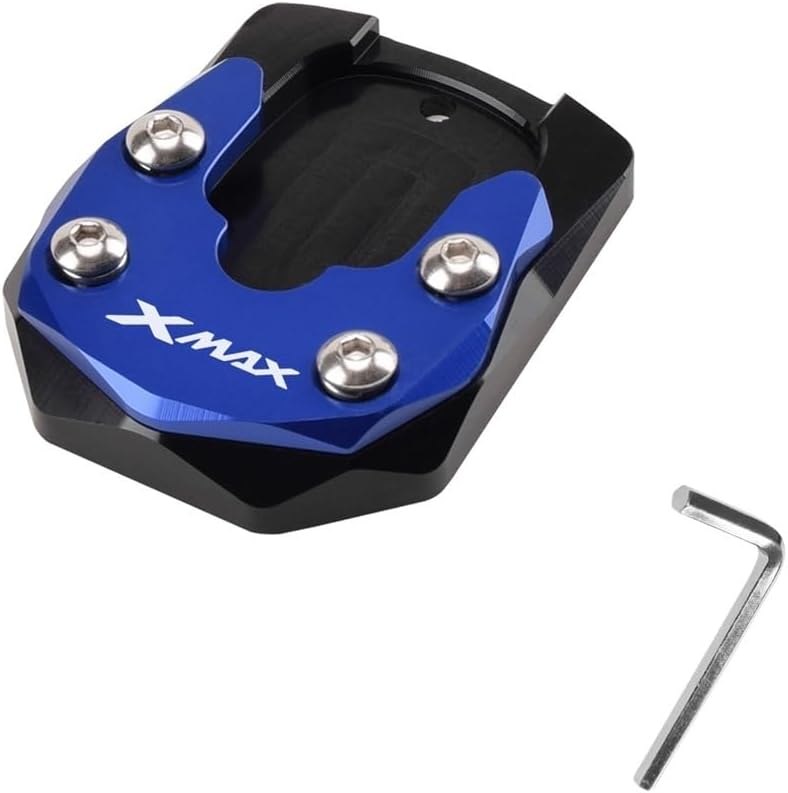 Almohadilla lateral para motocicleta, accesorios de motocicleta, soporte lateral, extensión ampliadora, soporte lateral para Y&AMAHA Xmax X-MAX 125