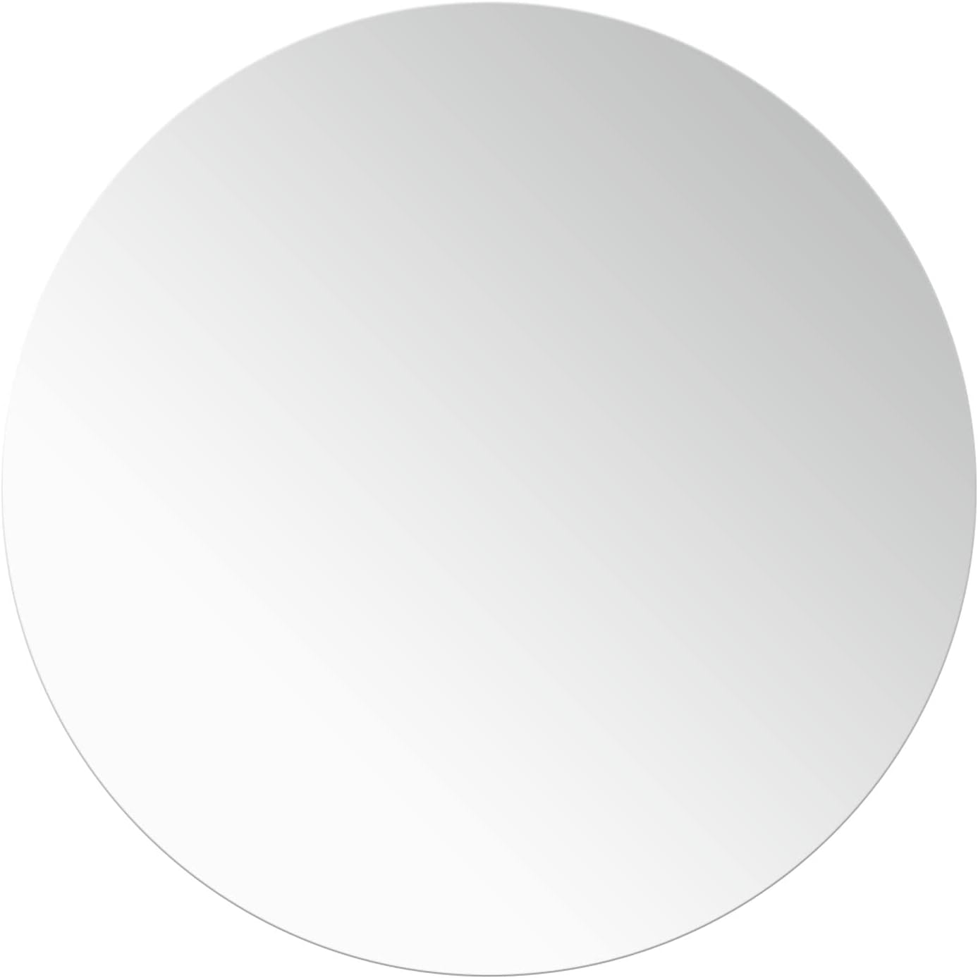 iCAGY Espejo redondo para decoración de pared, espejo de pared circular decorativo, espejo acrílico, autoadhesivo, montado en la pared, decoración