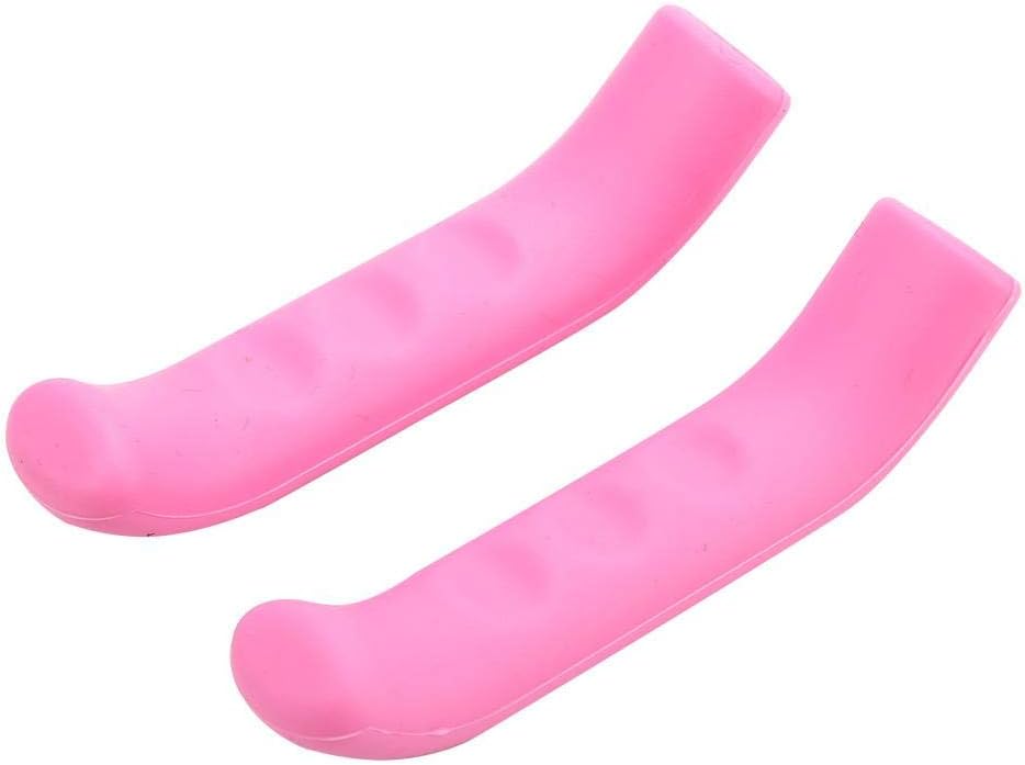 Cubierta de palanca de freno de bicicleta, protector de palanca de freno de bicicleta, accesorio de agarre de bicicleta (rosa oscuro)