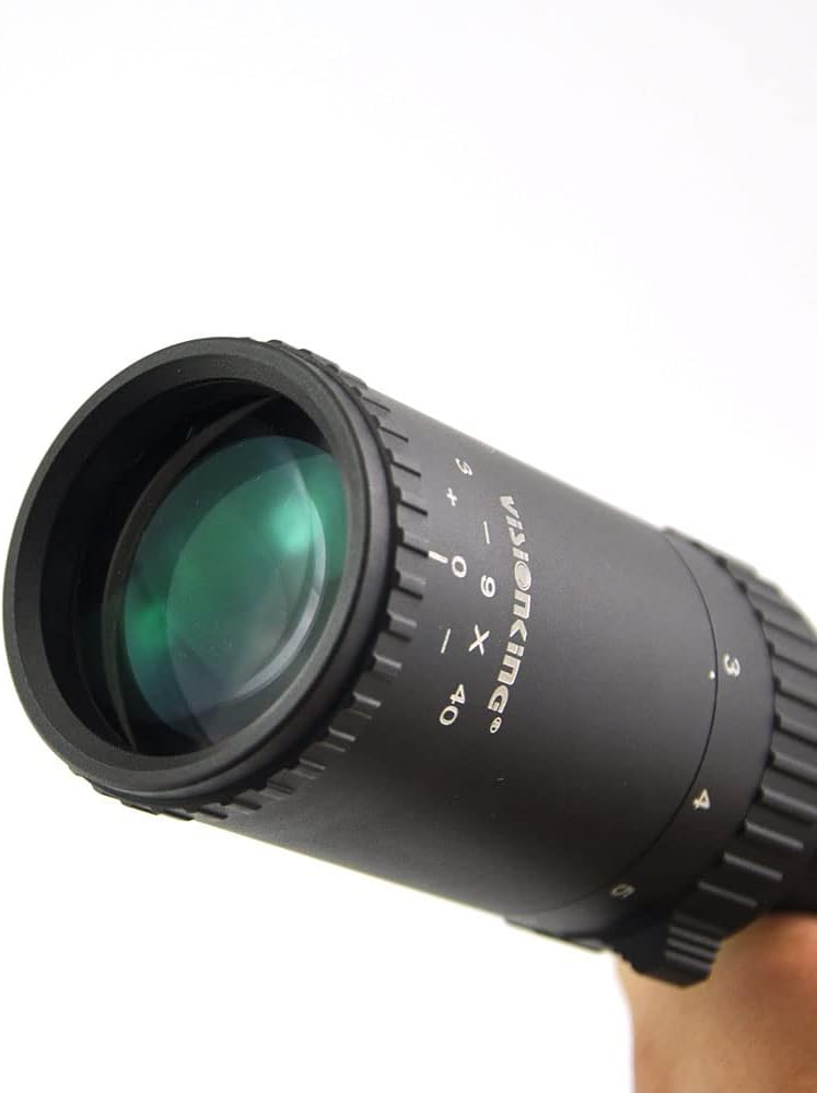 Visionking Alcance del rifle 3-9×40 Retícula del punto del mililímetro de 1.417 in para la caza