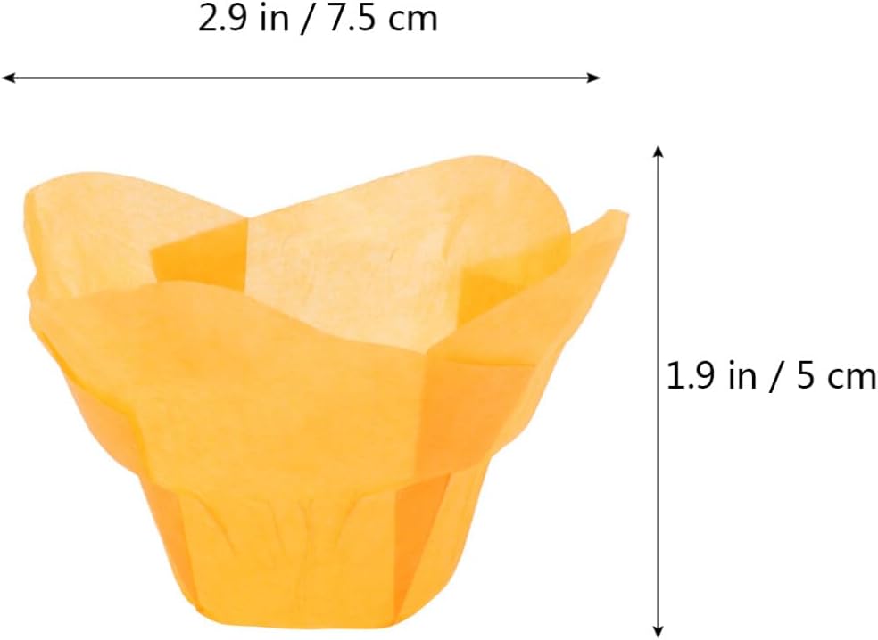 Cabilock 100 piezas de huevos para muffins, revestimientos de muffins de pergamino, papeles para magdalenas de boda, envoltorios de mini muffins,