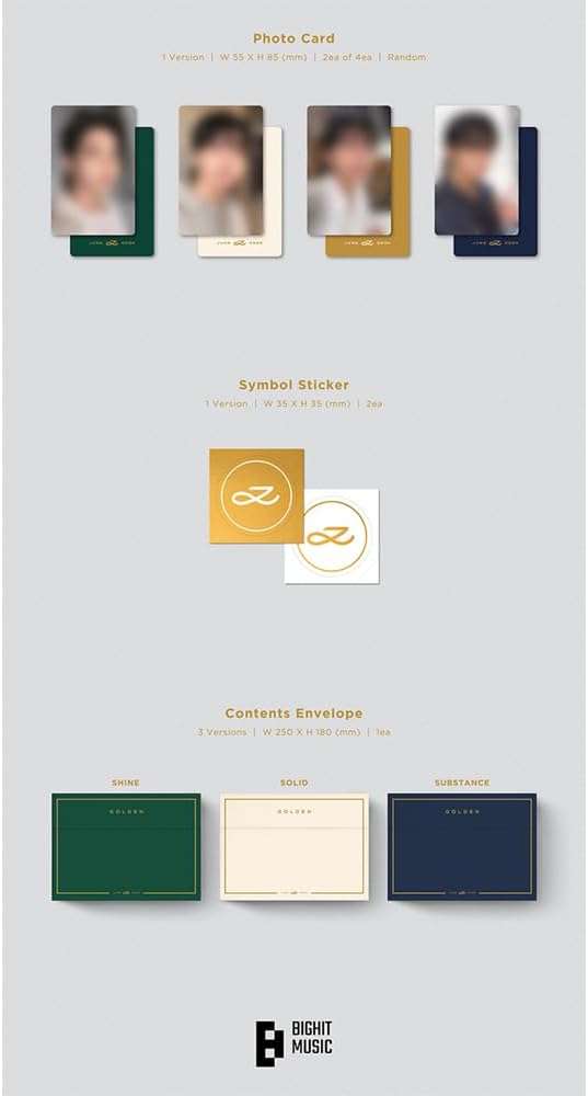 BTS Jung Kook 1er álbum en solitario – DORADO (Solid Ver)
