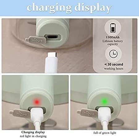 Juego de cortadores de verduras eléctricos de mano 4 en 1, triturador de ajo inalámbrico portátil, prensa de ajo y rebanadora, mini procesador