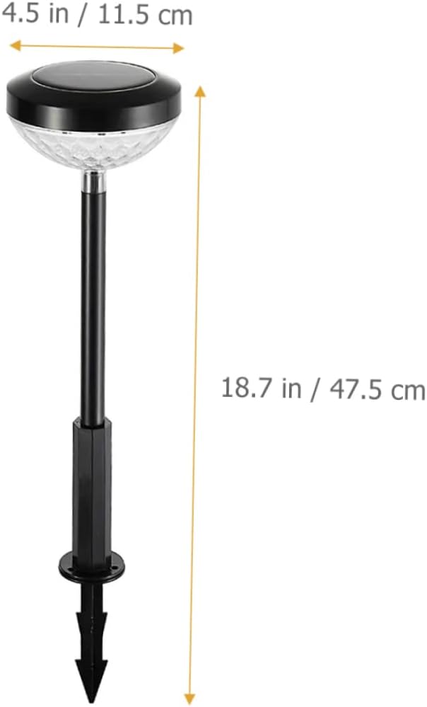 DOITOOL Lámpara de proyector solar LED de 2 piezas, luces decorativas de noche, luces solares para decoración de jardín al aire libre, proyector