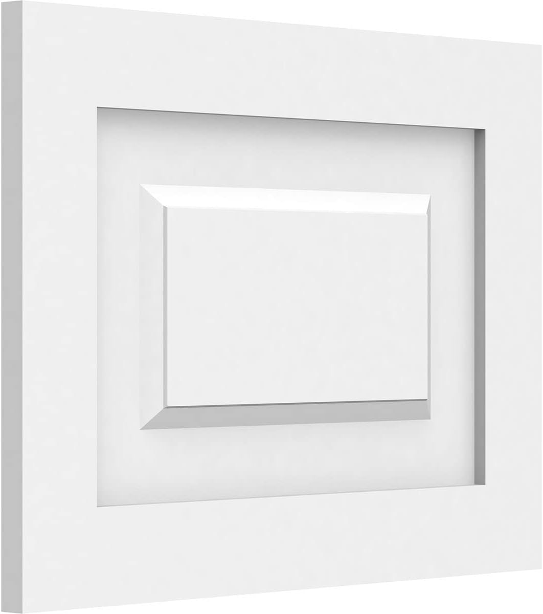 Ekena Millwork Panel de pared decorativo Harrison de 16 pulgadas de ancho x 12 pulgadas de alto x 58 pulgadas de alto