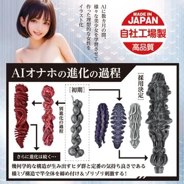 AIV No.01, paquete de anime original japonés AI, Hentai Onahole, Strethy Texture Pocket Stroker con material suave, estimulador de pene, agujero