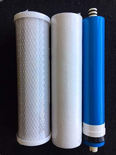 Hydro Logic Stealth RO100 Kit completo de filtro de repuesto incluye filtro de membrana, carbono y sedimentos por Clear Hydro