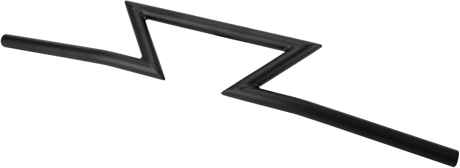 Areyourshop Motocicleta 78 “0.866 in manillar, universal 78 “0.866 in raiser Z-Bar Z-Barx manillar negro para Harley Touring Street Glide Electra