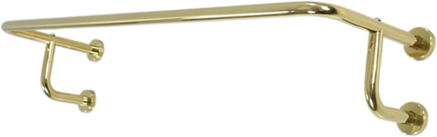 Riel de ropa moderno, para colgar en la pared, barra de ropa, perchero de acero inoxidable SUS304 a prueba de óxido, acabado dorado pulido, colgador