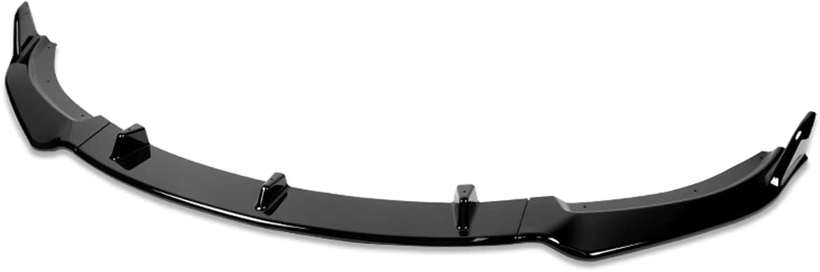 DNA MOTORING 2-PU-558-PBK – 3 labio de parachoques delantero de coche estilo GV compatible con MX-5 Miata 2009-2013, negro brillante