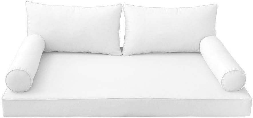 Prolinemax Funda solamente Sábana bajera ajustable para colchón de sofá cama con 2 canaletas individuales AD106